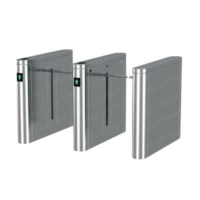 304 Stainless Steel Drop Arm Security Gates Face Recognition Access Control Turnstile Gate